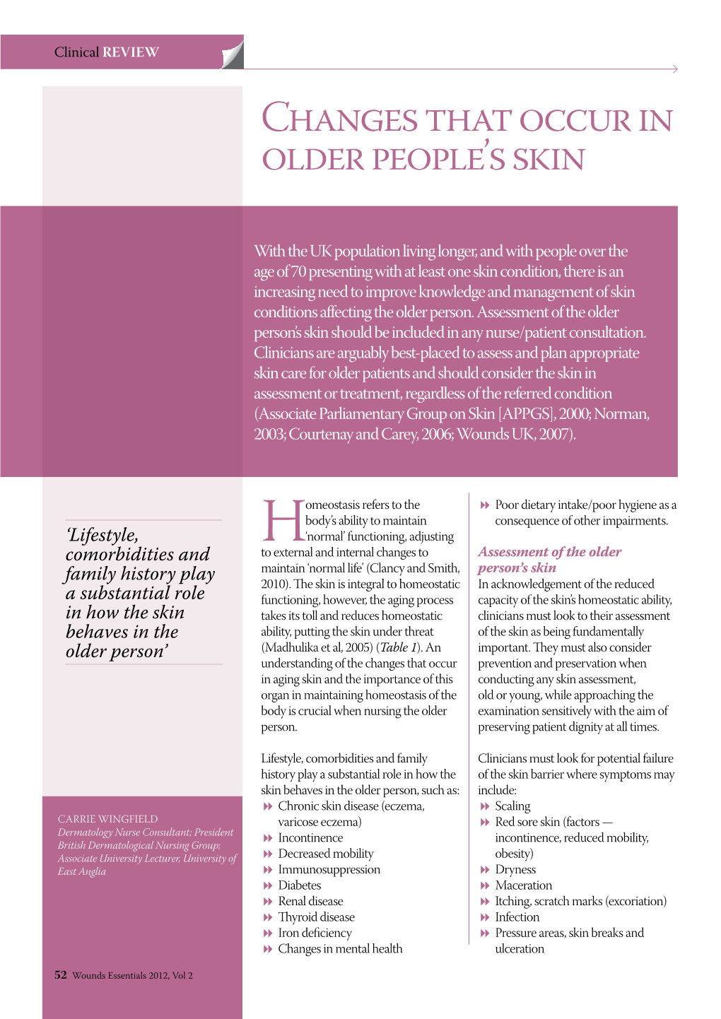 Changes That Occur in Older People's Skin