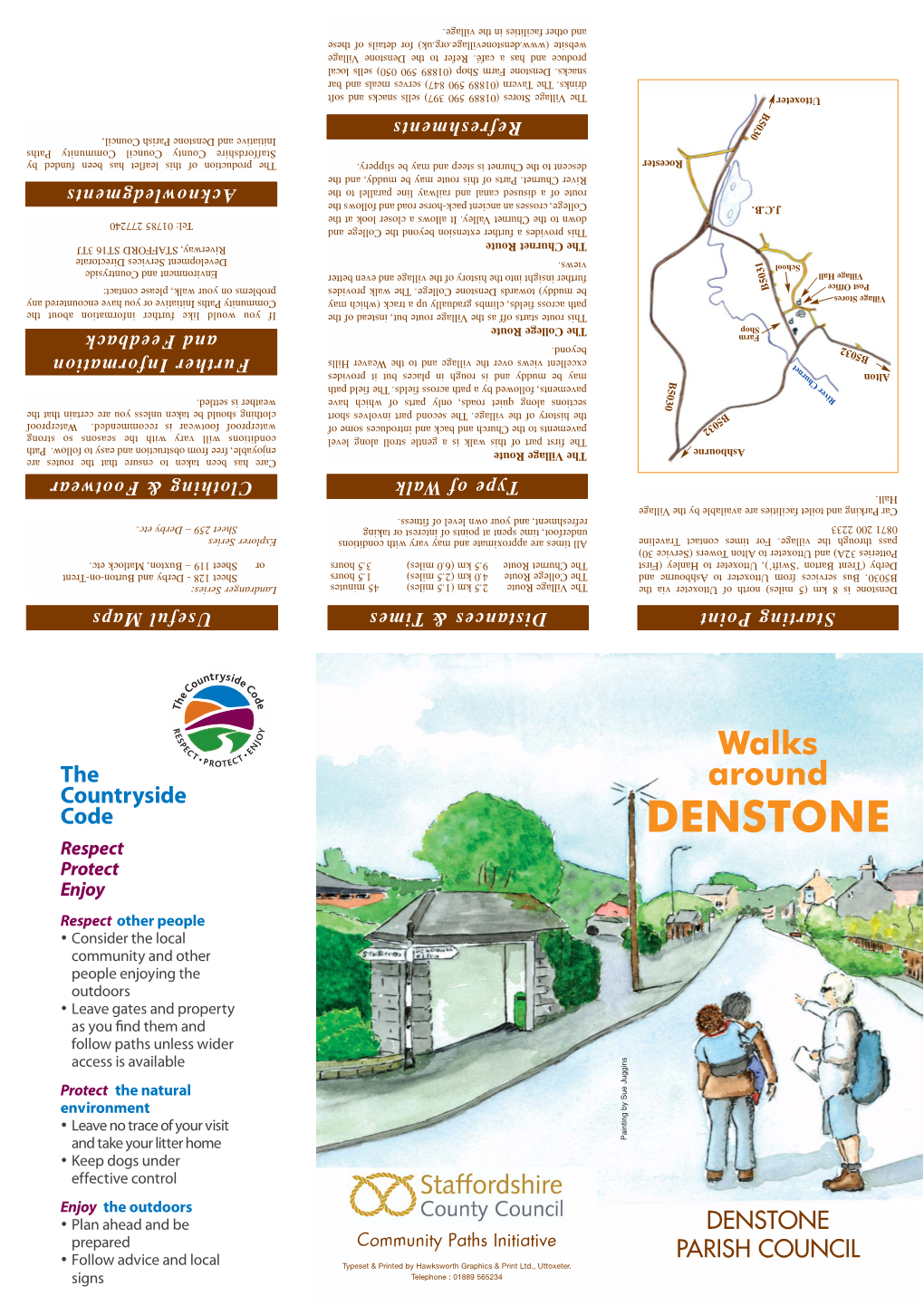 Denstone Walks A4 Leaflet