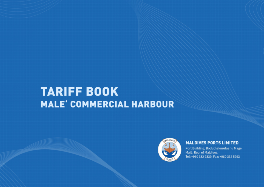 Male' Commercial Harbour Tariff