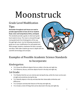 Grade Level Modification Tips: Examples of Possible Academic Science Standards to Incorporate