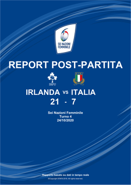 W Ireland V Italy