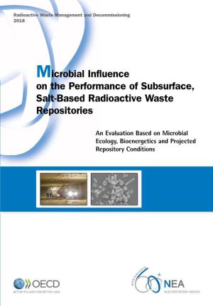 Microbial Influence on the Performance of Subsurface, Salt