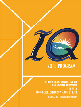 2018 Program