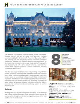 Four Seasons Gresham Palace Budapest