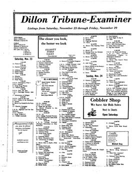Dillon Tribune-Examiner