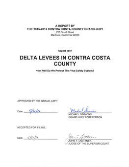 Delta Levees in Contra Costa County