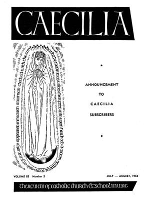 Caecilia V83n05 1956