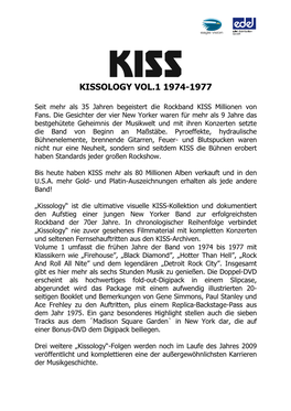 Kiss Kissology P-Info Amazon