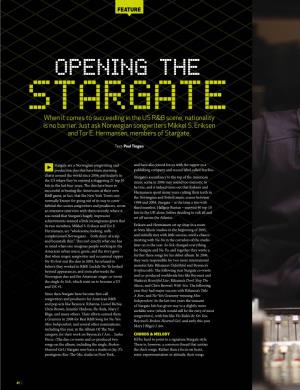 Opening the Stargate Issue 74