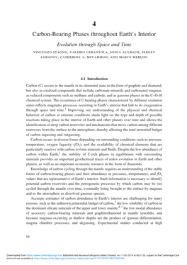 Carbon-Bearing Phases Throughout Earth's Interior