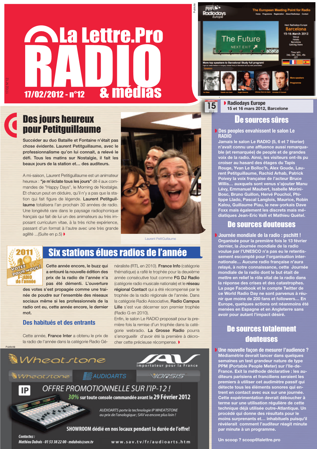 La Lettre Pro De La Radio