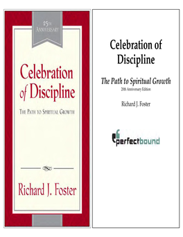 Celebration of Discipline