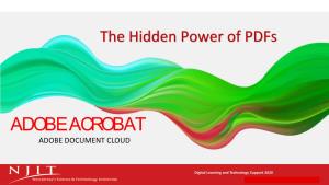 Adobe Acrobat Adobe Document Cloud