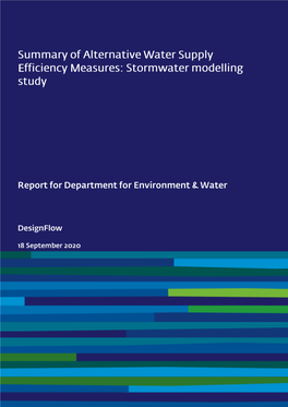 Stormwater Modelling Study