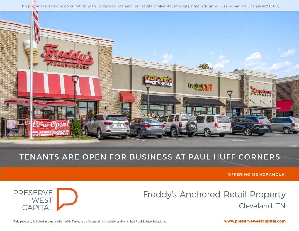 Freddy's Anchored Retail Property