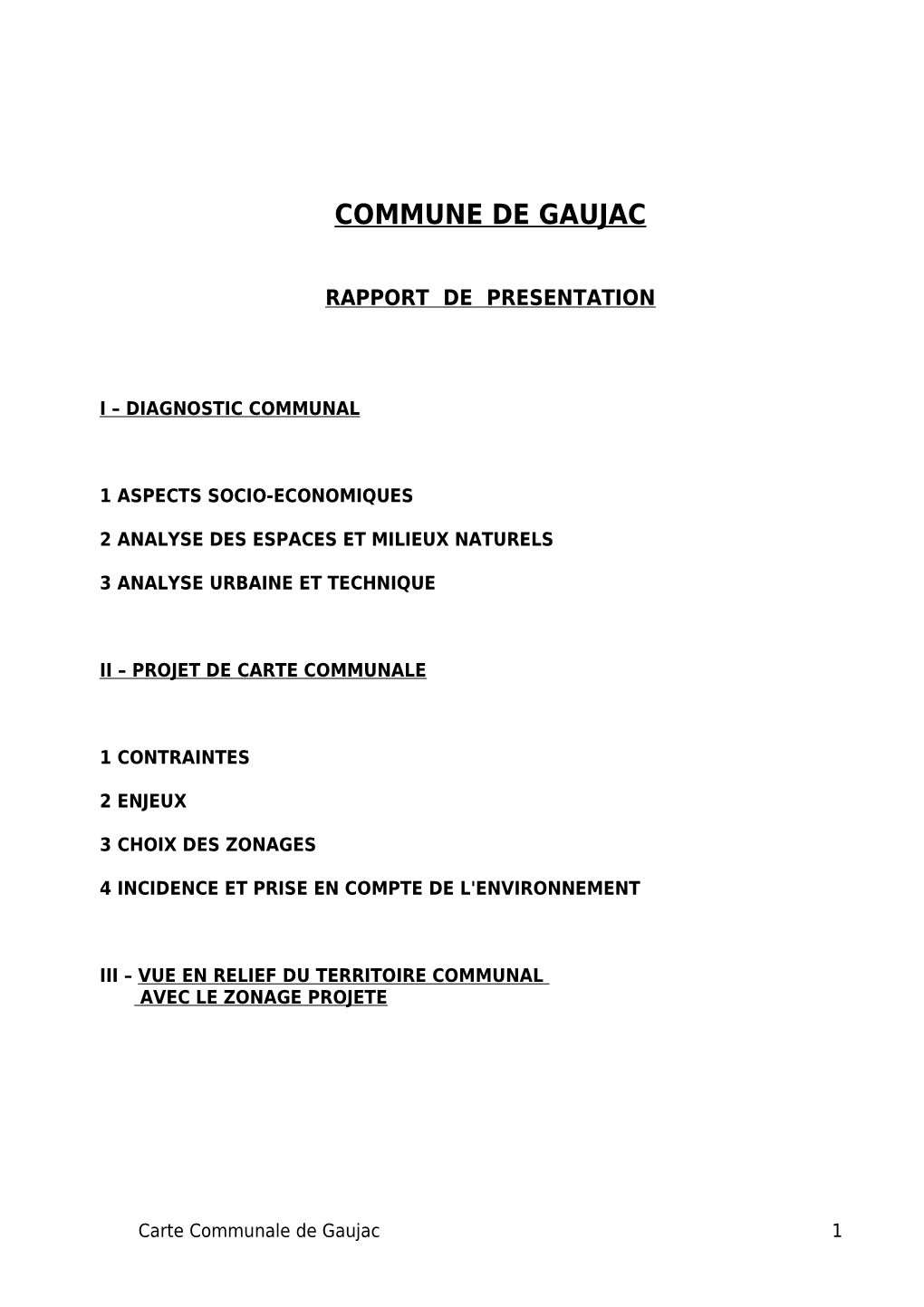 Commune De Gaujac