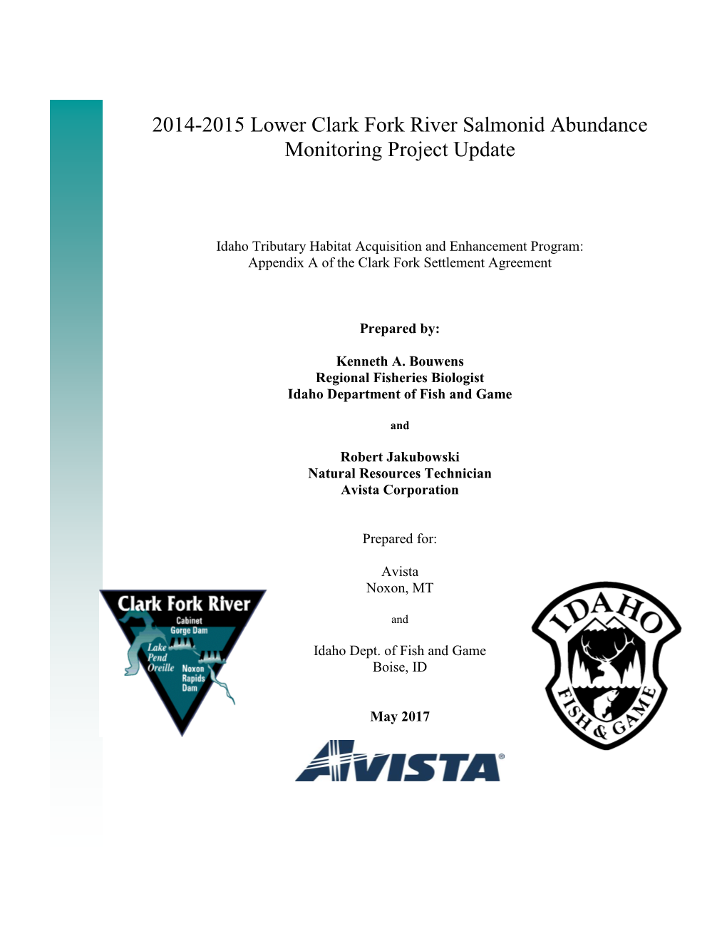 2014-2015 CF Monitoring Update