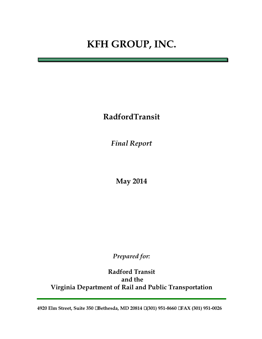 Kfh Group, Inc