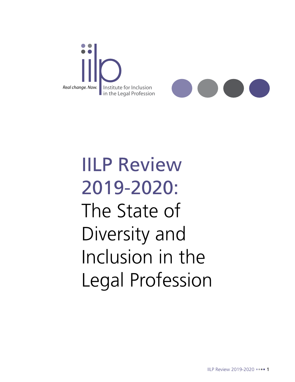 (IILP) Review 2019-2020: the State of Diversity