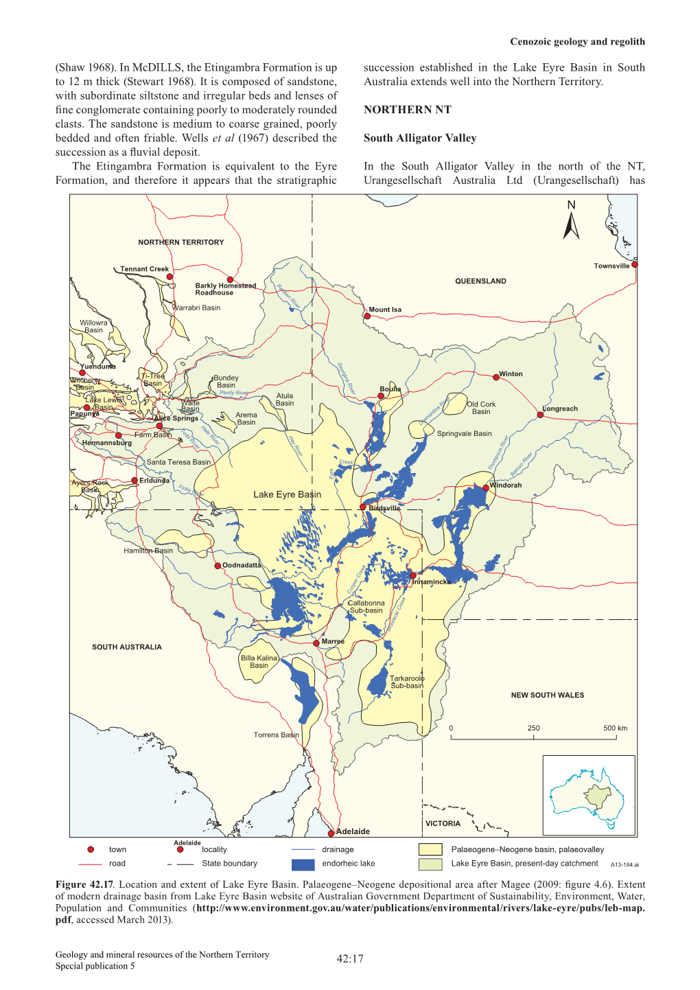 In Mcdills, the Etingambra Formation Is up to 12 M