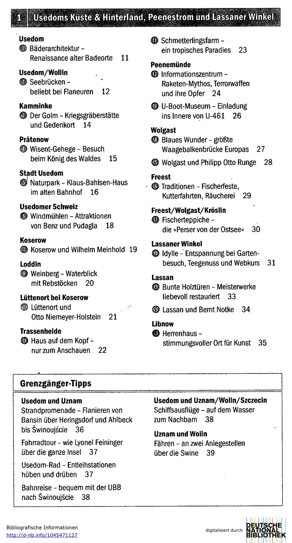 Usedoms Küste & Hinterland, Peenestrom Und Lassaner Winkel