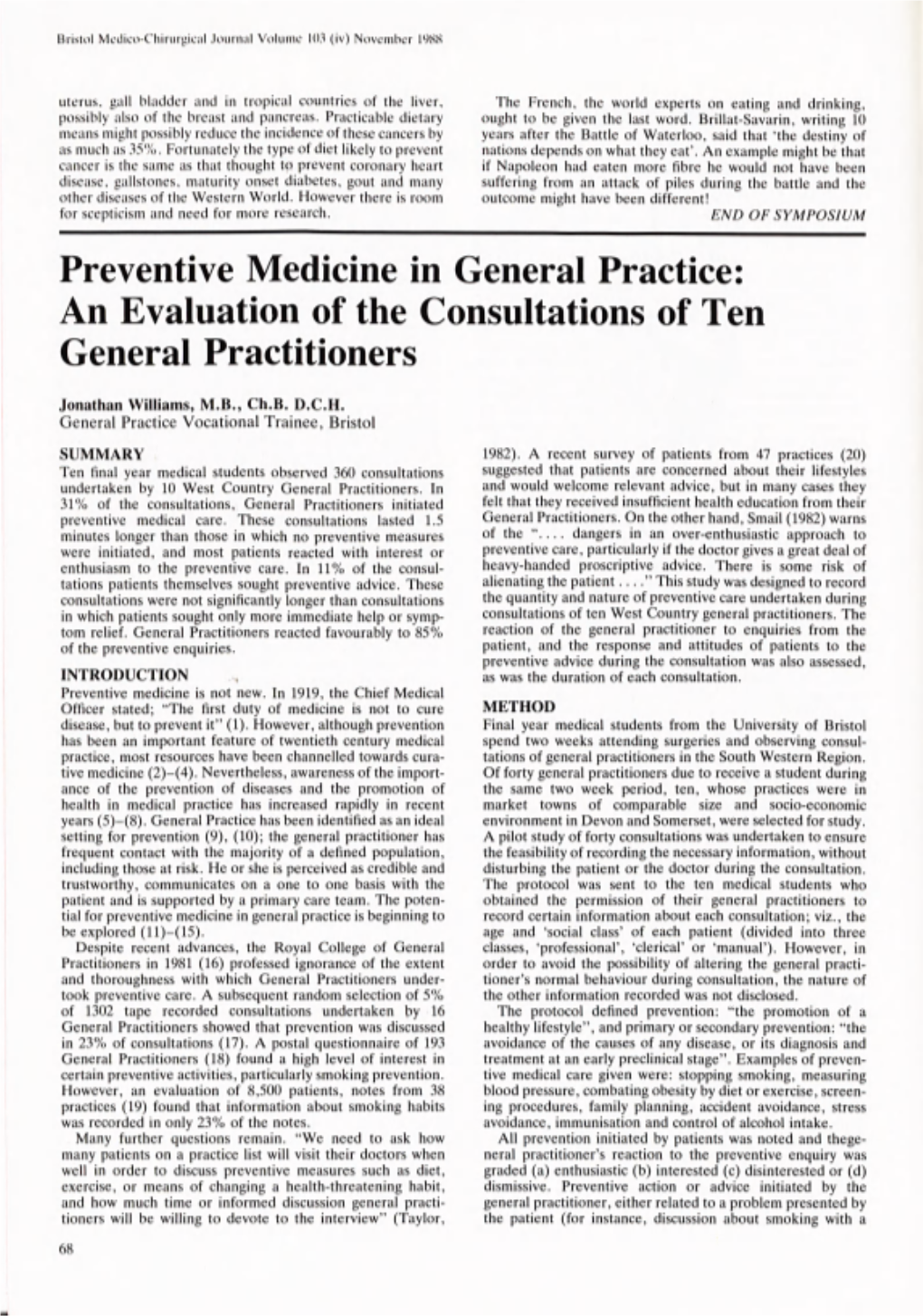 General Practitioners