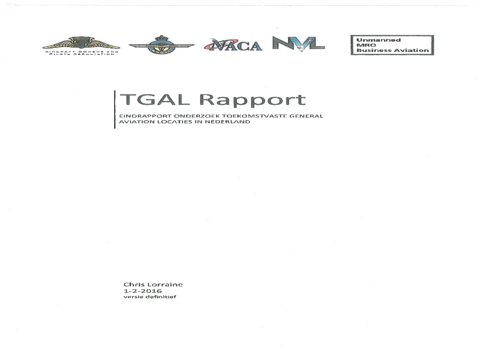 TGAL Rapport
