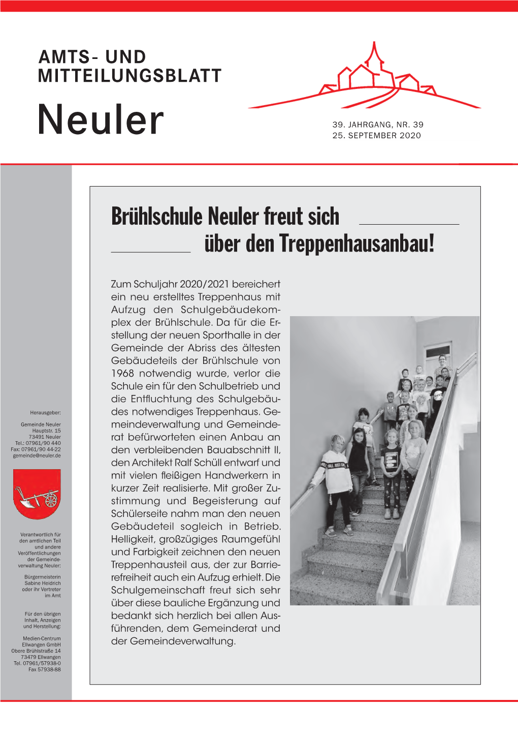 Brühlschule Neuler Freut Sich Über Den Treppenhausanbau!
