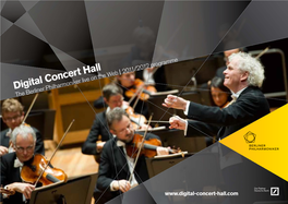 Digital Concert Hall the Berliner Philharmoniker Live on the Web