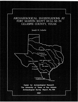 Fort Martin Scott (41 Gl 52) in Gillespie County, Texas