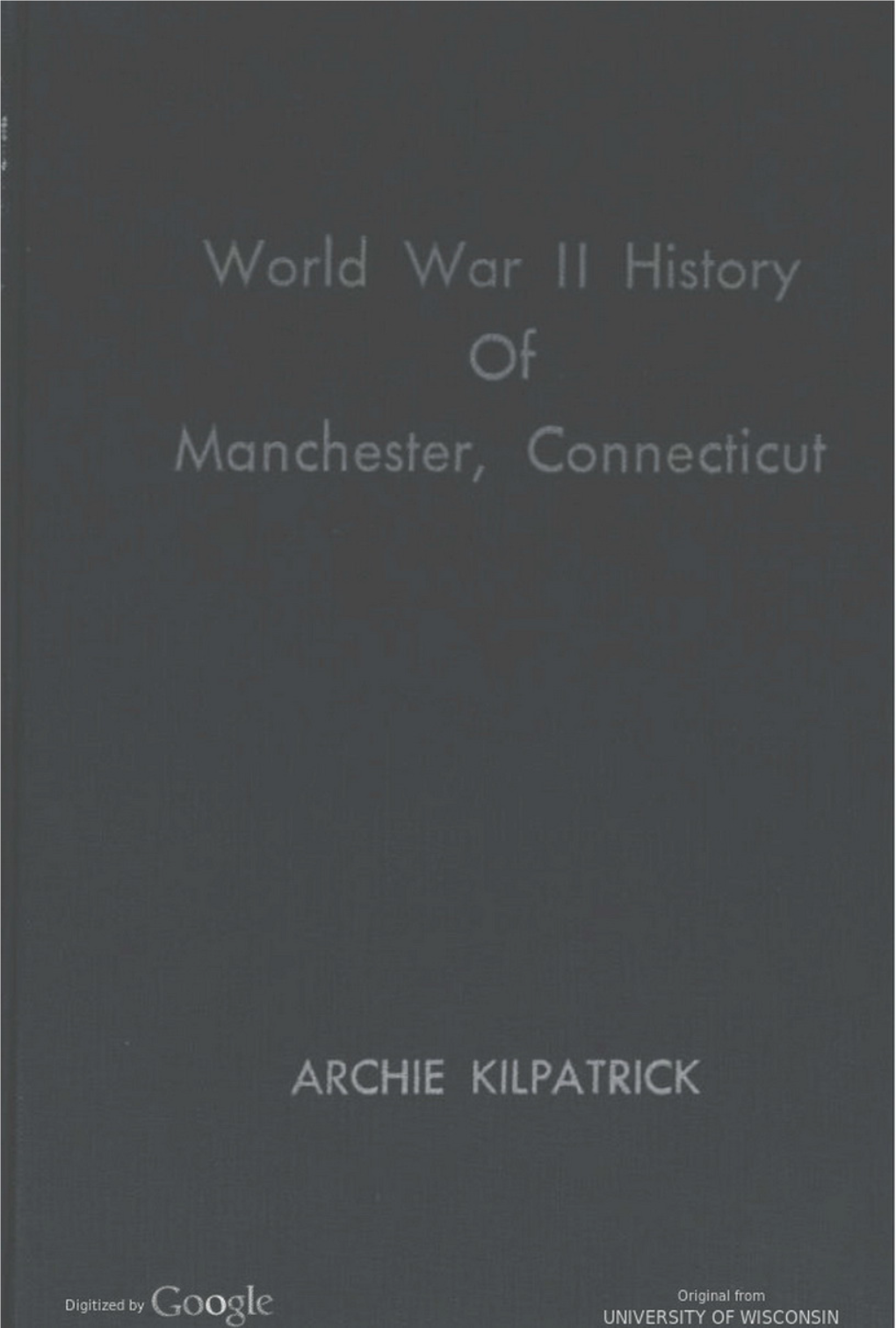 World War II History of Manchester, Connecticut