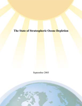 The State of Stratospheric Ozone Depletion