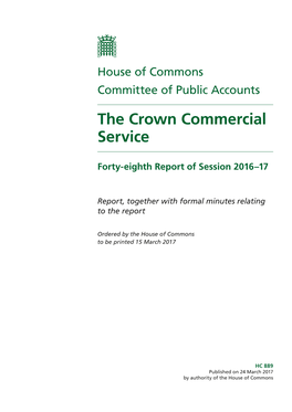 The Crown Commercial Service