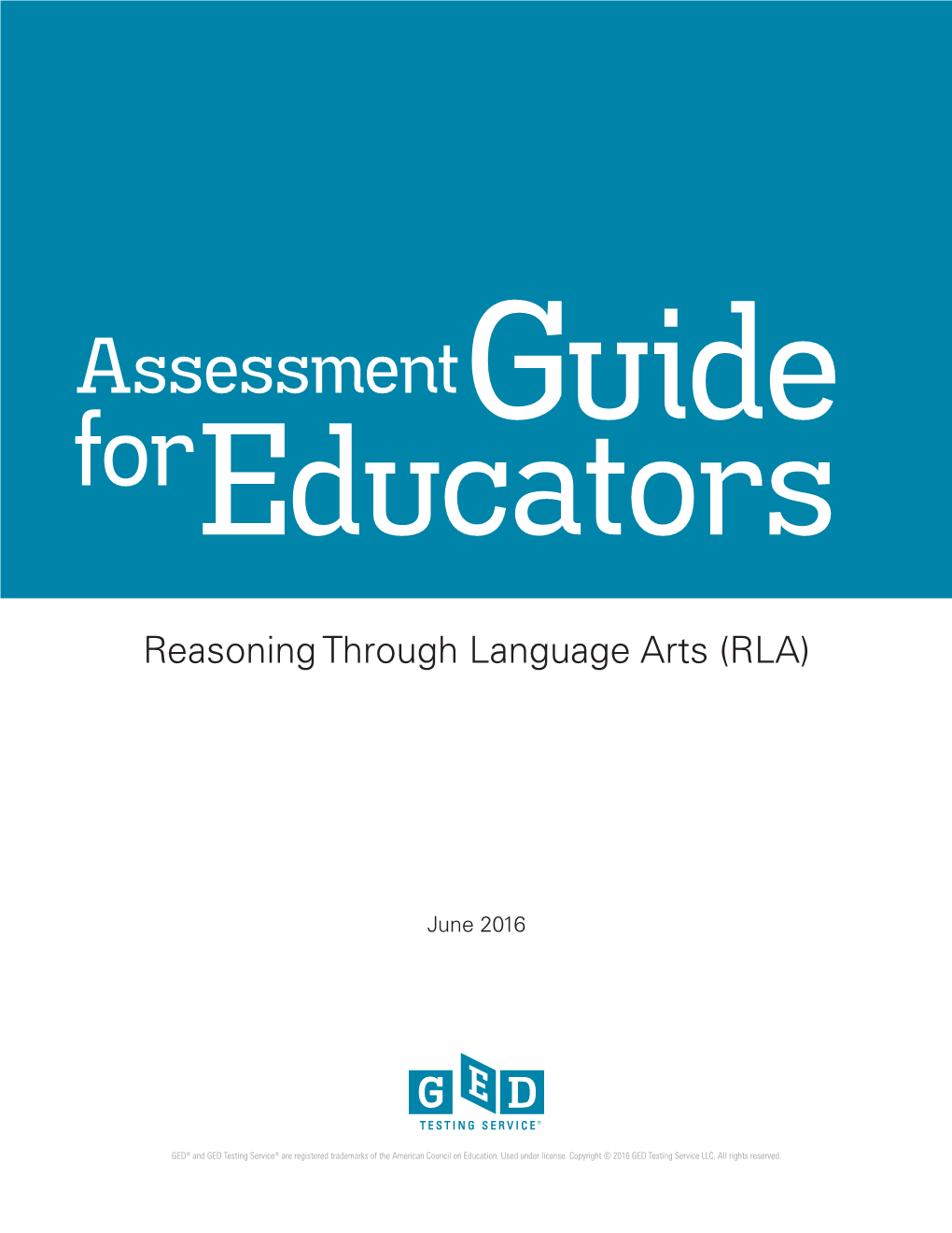 GED RLA Assessment Guide