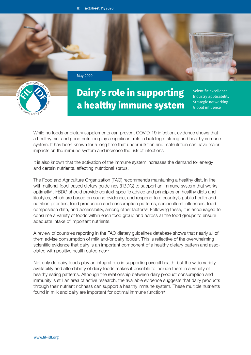 Dairy's Role in Supporting a Healthy Immune System