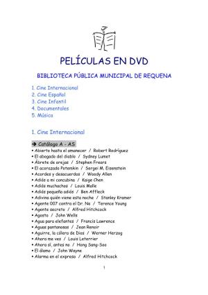 Listado DVD Categorias WEB Novi
