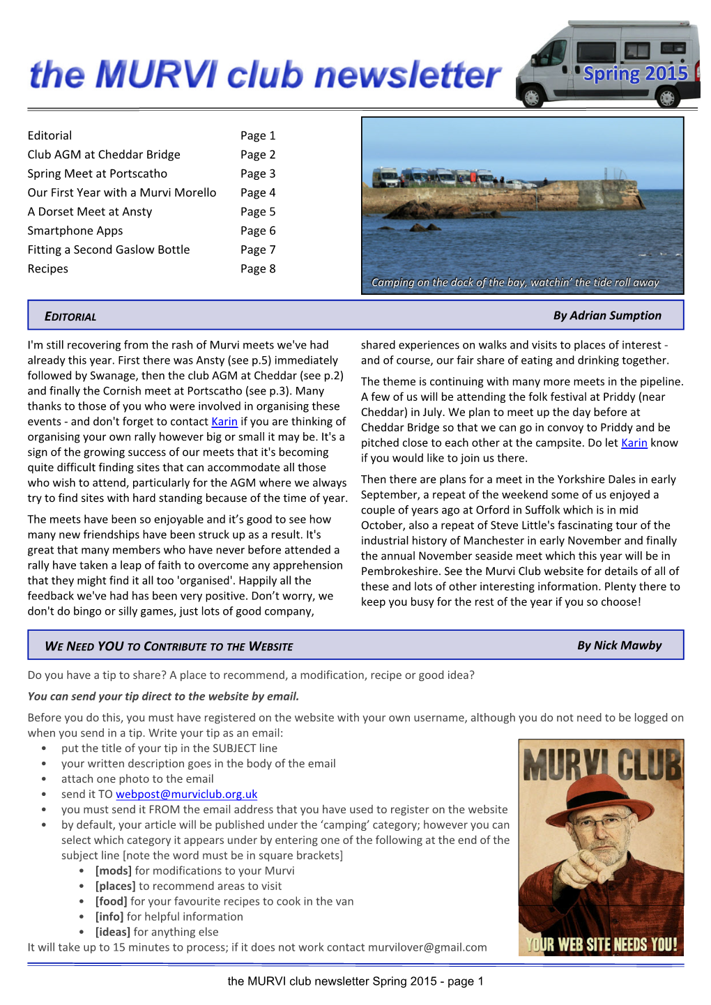 Spring 2015 Newsletter