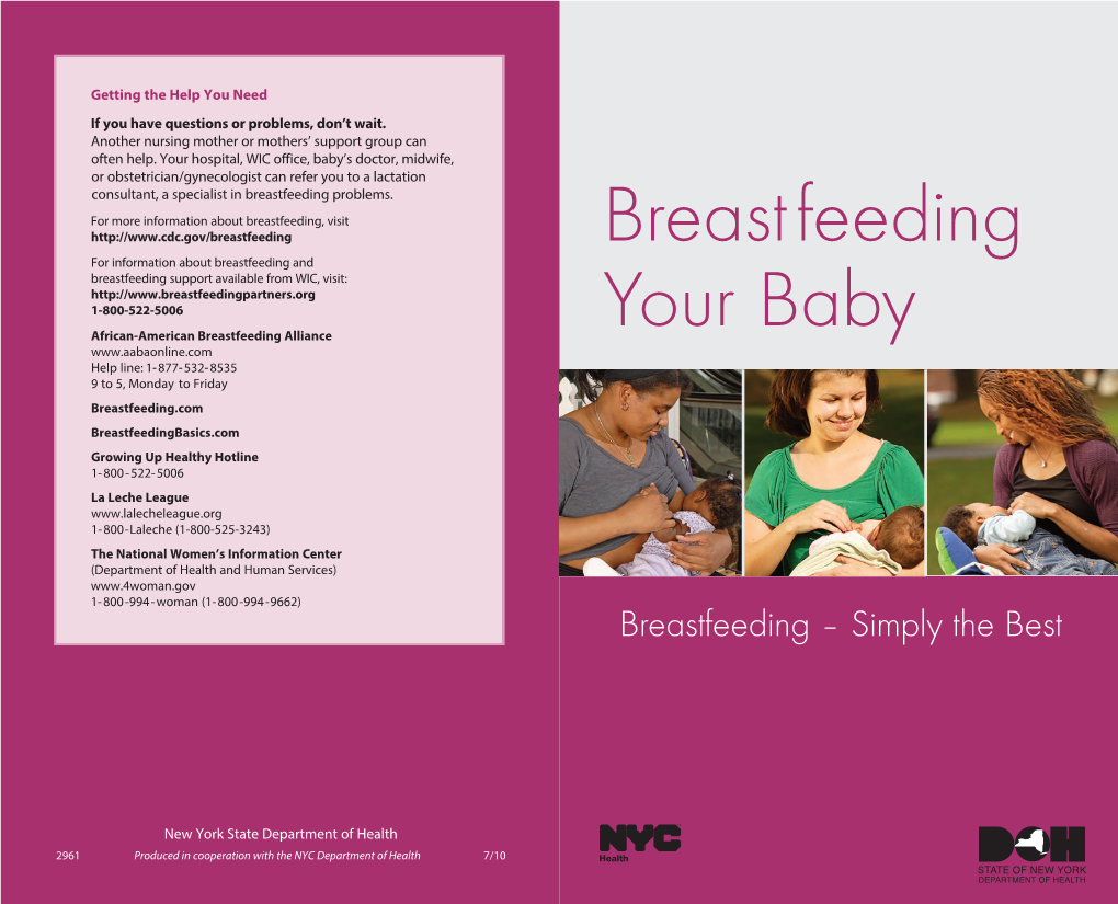 Breastfeeding Your Baby