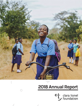 2018 Annual Report Letter from Founder & Executive Director