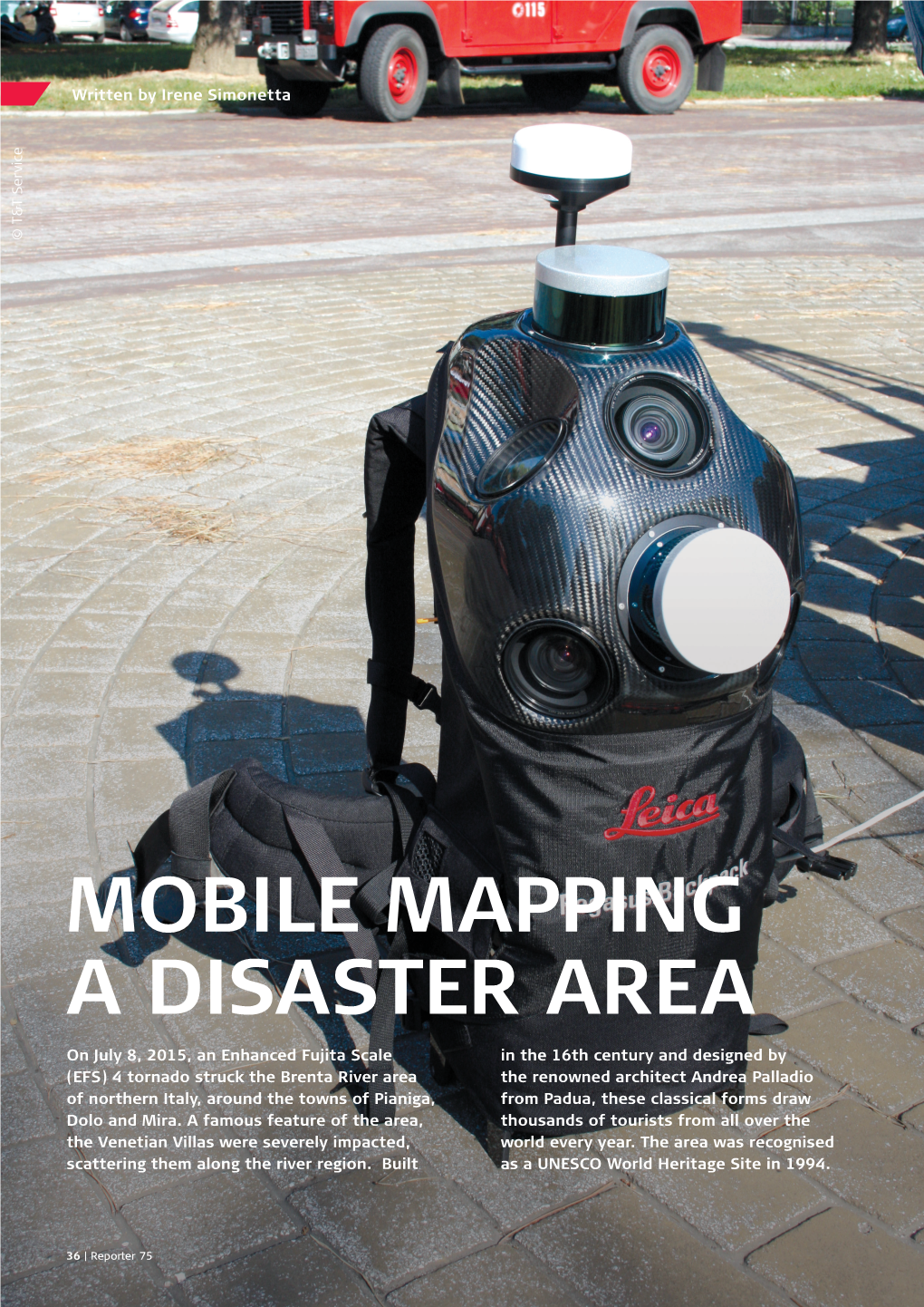 Mobile Mapping a Disaster Area