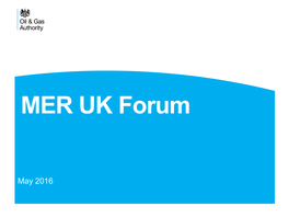 MER UK Forum