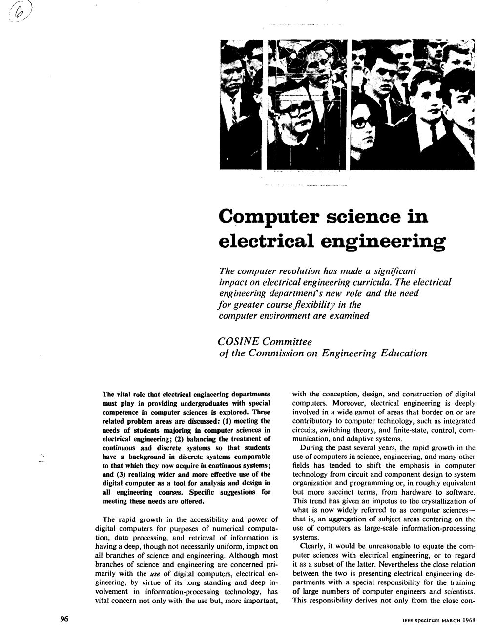 Computer Science in Electrical Engineering