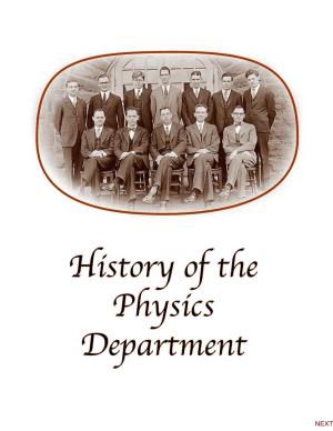 History of the Physics Department