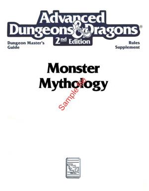 Monster Mythology