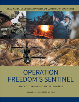 Operation Freedom's Sentinel Report to the United States Congress