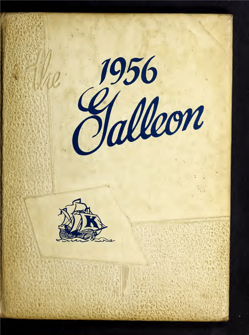 Kenly High School Yearbook, "Galleon", 1956