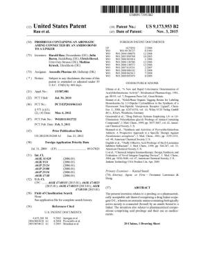 (12) United States Patent (10) Patent No.: US 9,173,953 B2 Rau Et Al