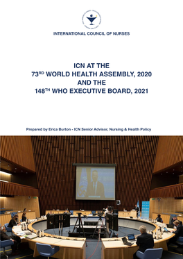 Icn at the 73Rd World Health Assembly, 2020 and the 148Th Who Executive Board, 2021