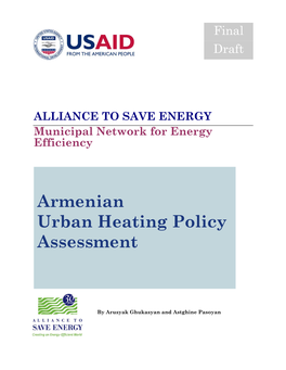 Armenian Urban Heating Policy Assessment