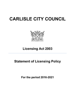 Carlisle City Council